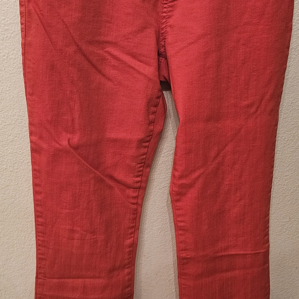 Women's Straight Leg Jeans - Red